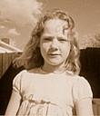 autistic author, artist, Donna Williams aged 7