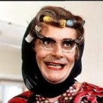 Barry Humphries as Edna Everage in the early 1970s